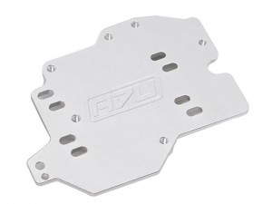 ALUMINUM 7075 ESC TRAY HOBBYWING MAX6 MAX8 AR320430 FOR ARRMA 1/7 MOJAVE 1/8 KRATON V6 EXB TYPHON V5 TLR 6S - SILVER - RS-AR320430/SI