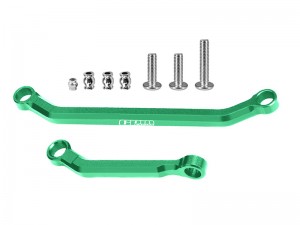 GPM SCX30/162 7075 T6 ALLOY TIE ROD LINK & DRAG LINK SET AXI-3307 FOR AXIAL 1/30 SCX30 CRAWLER FORD BRONCO AXI-2048 JEEP WRANGLER JLU AXI-2261 - GREEN - SCX30/162-G