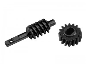 GPM SCX30/0216TS 1144 STEEL PINION WORM GEAR 2T/16T FOR AXIAL 1/30 SCX30 CRAWLER FORD BRONCO SCX30 JEEP WRANGLER JLU AXI-2048 AXI-2261 - SCX30/0216TS