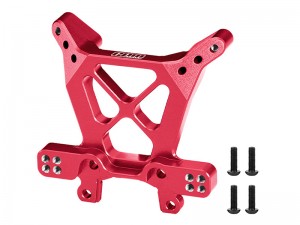 GPM TJ028 7075 T6 ALLOY FRONT SHOCK TOWER 9033 FOR TRAXXAS 1/8 JATO 4X4 VXL BL-2S 90386-4 90154-4 - RED - TJ028-R