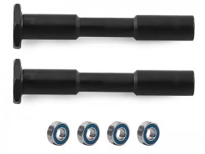 ALUMINUM M6X42mm STEERING POST ARA340186 FOR ARRMA 1/7 BIG ROCK FELONY FIRETEAM INFRACTION MOJAVE 1/8 KRATON NOTORIOUS 6S BLX - RS-ARA340186/BK