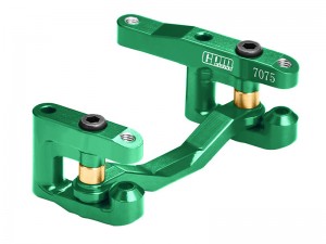 GPM MQM048 7075-T6 ALLOY STEERING SET ARA-2594 FOR ARRMA 1/16 QUAKE GROM GORGON GROM MOJAVE GROM 1/18 GRANITE GROM 1/14 TYPHON GROM LOSI 1/12 NASCAR - RED - MQM048-R