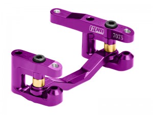 GPM MQM048 7075-T6 ALLOY STEERING SET ARA-2594 FOR ARRMA 1/16 QUAKE GROM GORGON GROM MOJAVE GROM 1/18 GRANITE GROM 1/14 TYPHON GROM LOSI 1/12 NASCAR - MQM048-P