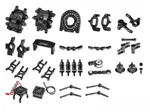 GPM TEC2VXLKIT COMPLETE COMPETITION SET FOR TRAXXAS 1/10 FORD GT 4-TEC 2.0 4-TEC 2.0 VXL BL-2S 4-TEC 3.0 CORVETTE 4-TEC 3.0 RC CAR - TEC2VXLKIT-BK