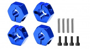 GPM H10010  ALLOY FRONT AND REAR CLAMP TYPE WHEEL HUB 12mm VPS07080 FOR VANQUISH 1/10 H10 OPTIC CRAWLER Yokohama Sparco VPS09027 - BLUE - H10010-B