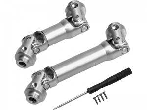 STEEL FRONT & REAR MAIN DRIVE SHAFT AXI-3321 FOR 1/30 AXIAL RACING SCX30 MINI CRALWER CHEVROLET K10 FORD BRONCO JEEP WRANGLER JLU AXI-2260 AXI-204 ... - RS-AXI3321/SI