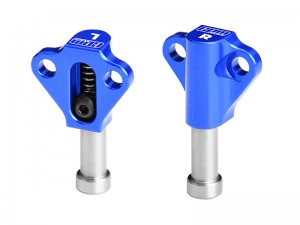 GPM H10088F 7075 ALLOY MACHINED BUMP STOPS VPS08850 FOR VANQUISH 1/10 H10 OPTIC YOKOHAMA RTR SPARCO RTR VS4-10 VPS09027 - BLUE - H10088F-B