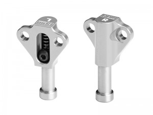 GPM H10088F 7075 ALLOY MACHINED BUMP STOPS VPS08850 FOR VANQUISH 1/10 H10 OPTIC YOKOHAMA RTR SPARCO RTR VS4-10 VPS09027 - SILVER - H10088F-S