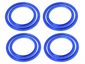 ALUMINUM 7075 WHEEL RING PRO276321 FOR 1/5 PROLINE IMPULSE PRO-LOC TRAXXAS XRT X-MAXX ARRMA KRATON OUTCAST 8S - RS-PRO276321/BU