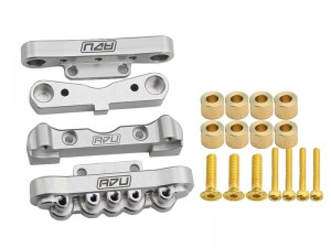 ALUMINUM 7075 FRONT & REAR LOWER SUSPENSION MOUNT SET ARA320808 FOR 1/8 KRATON 6S V6 EXB BLX ARA8608V6 - RS-ARA320808/SI