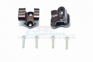 ALUMINUM REAR AXLE MOUNT SET FOR SUSPENSION LINKS 1/10 TRX4 DEFENDER TRAIL CRAWLER - Brown - TRX4009-BR