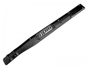 GPM MAKM016 7075 T6 ALLOY CHASSIS BASH BAR 5mm ARA-2766 ARA-2767 FOR ARRMA 1/16 MINI KRATON 3S ARA2508S - BLACK - MAKM016-BK