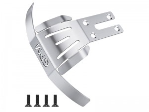 GPM  MAKM330F-OC STAINLESS STEEL FRONT CHASSIS SKID BUMPER THICK 1mm FOR ARRMA 1/16 MINI KRATON 3S ARA2508S - MAKM330F-OC