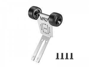 GPM MAKM040R STAINLESS STEEL BEARING WHEELIE BAR THICK 1MM FOR ARRMA 1/16 MINI KRATON 3S ARA2508S - BLACK - MAKM040R-BK