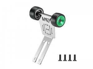 GPM MAKM040R STAINLESS STEEL BEARING WHEELIE BAR THICK 1MM FOR ARRMA 1/16 MINI KRATON 3S ARA2508S - GREEN - MAKM040R-G