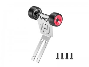 GPM MAKM040R STAINLESS STEEL BEARING WHEELIE BAR THICK 1MM FOR ARRMA 1/16 MINI KRATON 3S ARA2508S - RED - MAKM040R-R