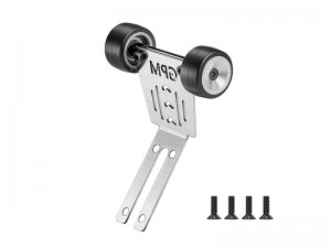 GPM MAKM040R STAINLESS STEEL BEARING WHEELIE BAR THICK 1MM FOR ARRMA 1/16 MINI KRATON 3S ARA2508S - SILVER - MAKM040R-S