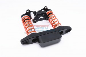 GPM GF330F ALUMINIUM FRONT BUMPER ABSORBER TAMIYA GF-01 - Black - GF330F-BK