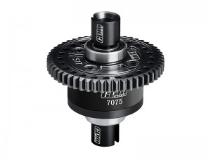 GPM SLE51S 20CrMnTi STEEL 7075 ALLOY 51T CENTER COMPLETE DIFFERENTIAL 9585 FOR TRAXXAS 1/8 SLEDGE 95076-4 - SLE51S-BK