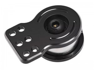 ALUMINUM SPRING SERVO SAVER 25T 10115065 FOR 1/12 TAMIYA CW-01 LUNCH BOX MIDNIGHT PUMPKIN - RS-TA10115065/BK