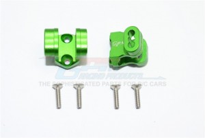 ALUMINUM REAR AXLE MOUNT SET FOR SUSPENSION LINKS 1/10 TRX4 DEFENDER TRAIL CRAWLER - Green - TRX4009-G
