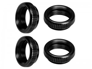 GPM MAKM/SC ALLOY SHOCK COLLARS FOR ARRMA 1/16 MINI KRATON 3S RC TRUCK ARA2508S ARA2508 - BLACK - MAKM/SC-BK