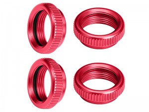 GPM MAKM/SC ALLOY SHOCK COLLARS FOR ARRMA 1/16 MINI KRATON 3S RC TRUCK ARA2508S ARA2508 - RED - MAKM/SC-R