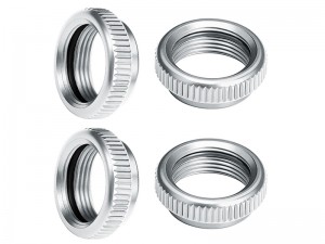 GPM MAKM/SC ALLOY SHOCK COLLARS FOR ARRMA 1/16 MINI KRATON 3S RC TRUCK ARA2508S ARA2508 - SILVER - MAKM/SC-S