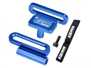 GPM MAKM0126 7075-T6 ALLOY  BATTERY HOLD-DOWN RETAINER ARA-2665 FOR ARRMA 1/16 MINI KRATON 3S ARA2508S ARA2508 - BLUE - MAKM0126-B
