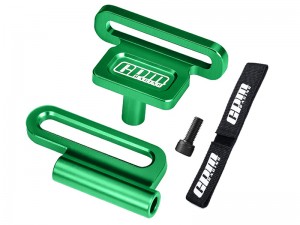 GPM MAKM0126 7075-T6 ALLOY  BATTERY HOLD-DOWN RETAINER ARA-2665 FOR ARRMA 1/16 MINI KRATON 3S ARA2508S ARA2508 - GREEN - MAKM0126-G