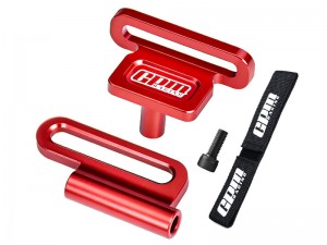 GPM MAKM0126 7075-T6 ALLOY  BATTERY HOLD-DOWN RETAINER ARA-2665 FOR ARRMA 1/16 MINI KRATON 3S ARA2508S ARA2508 - RED - MAKM0126-R
