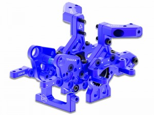 3RACING SAK-D6825 GEAR DRIVE BULKHEAD FOR 1/10 RC AUPER D6 DRIFT CAR - SAK-D6825/BU