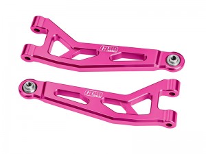 GPM MAKM054 7075 ALLOY FRONT UPPER SUSPENSION ARMS ARA-2674 FOR ARRMA 1/16 MINI KRATON 3S ARA2508S ARA2508 - PINK - MAKM054-PK