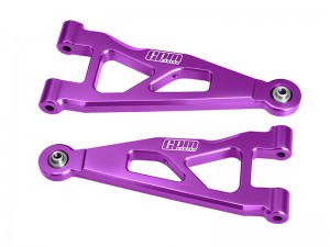 GPM MAKM055 7075 ALLOY FRONT LOWER SUSPENSION ARMS ARA-2674 FOR ARRMA 1/16 MINI KRATON 3S ARA2508S ARA2508 - PURPLE - MAKM055-P