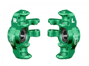 GPM 7075 ALLOY FRONT STEERING BLOCKS ARA-2676 FOR ARRMA 1/16 MINI KRATON 3S ARA2508S ARA2508 - GREEN - MAKM021-G