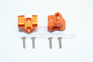 ALUMINUM REAR AXLE MOUNT SET FOR SUSPENSION LINKS 1/10 TRX4 DEFENDER TRAIL CRAWLER - Orange - TRX4009-OR