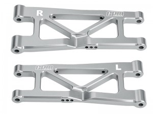 GPM MAKM056 7075 ALLOY REAR LOWER SUSPENSION ARMS ARA-2675 FOR ARRMA 1/16 MINI KRATON 3S ARA2508S ARA2508 - SILVER - MAKM056-S