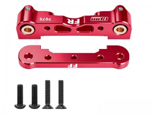 GPM MAK008N/V1 7075-T6 ALLOY FRONT LOWER SUSPENSION MOUNT AR330378 AR330379 FOR ARRMA 1/8 KRATON OUTCAST TALION NOTORIOUS TYPHON 1/7 INFRACTION LIMITLESS MOJAVE FELONY 6S BLX - RED - MAK008N/V1-R