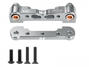 GPM MAK008N/V1 7075-T6 ALLOY FRONT LOWER SUSPENSION MOUNT AR330378 AR330379 FOR ARRMA 1/8 KRATON OUTCAST TALION NOTORIOUS TYPHON 1/7 INFRACTION LIMITLESS MOJAVE FELONY 6S BLX - SILVER - MAK008N/V1-S