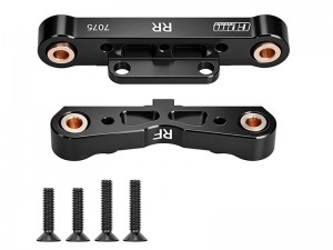 GPM MAK008N/V1 7075-T6 ALLOY REAR LOWER SUSPENSION MOUNT AR330378 AR330379 FOR ARRMA 1/8 KRATON OUTCAST TALION NOTORIOUS TYPHON 1/7 INFRACTION LIMITLESS MOJAVE FELONY 6S BLX - BLACK - MAK009N/V1-BK