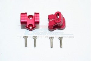 ALUMINUM REAR AXLE MOUNT SET FOR SUSPENSION LINKS 1/10 TRX4 DEFENDER TRAIL CRAWLER - Red - TRX4009-R