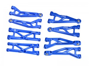 GPM MAKM4567 ALLOY FRONT & REAR SUSPENSION ARM SET ARA-2674 ARA-2675 For ARRMA 1/16 ARRMA MINI KRATON 3S ARA2508S ARA2508 - MAKM4567-B