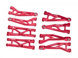 GPM MAKM4567 ALLOY FRONT & REAR SUSPENSION ARM SET ARA-2674 ARA-2675 For ARRMA 1/16 ARRMA MINI KRATON 3S ARA2508S ARA2508 - MAKM4567-R