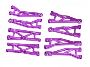 GPM MAKM4567 ALLOY FRONT & REAR SUSPENSION ARM SET ARA-2674 ARA-2675 For ARRMA 1/16 ARRMA MINI KRATON 3S ARA2508S ARA2508 - PURPLE - MAKM4567-P