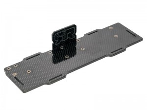 CARBON FIBER EXTEND VERSION BATTERY TRAY AR320351 FOR ARRMA 1/7 MOJAVE EXB BIG ROCK FIRETEAM 6S BLX - RS-AR320351L/BK