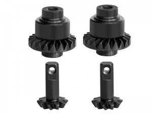 STEEL FRONT & REAR AXLE DIFF GEAR SET 10T / 20T RER41717 FOR 1/32 RED CAT RACING ASCENT 32 CRAWLER - RS-RER41717/1020T