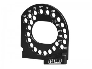 7075 ALLOY MOTOR PLATE 15T-26T FOR TRAXXAS MINI XRT MINI MAXX MINI SLASH MINI RALLY VXL - XRTM018-BK