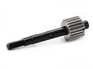 STEEL TOP DRIVE GEAR - 22T INPUT SHAFT 3195 3793 FOR 1/10 TRAXXAS BANDIT RUSTLER SLASH 2WD STAMPEDE BIGFOOT - RS-TRX3195/BK