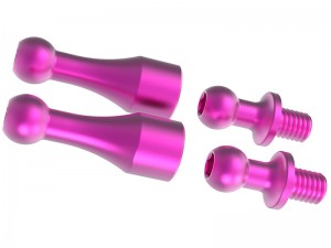3RACING SAK-Z128  STABILIZER BALL STUD 4.3mm FOR 1/10 ZERO CERO TOURING CAR - SAK-Z128