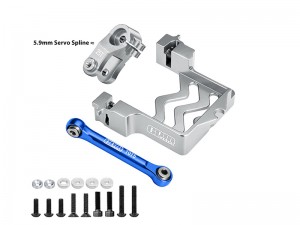 GPM TXMS024A ALUMINUM SERVO MOUNT TIE ROD SERO HORN - 25T 8947 FOR  TRAXXAS 1/10 MAXX / WIDEMAXX 2.0 / 1/8 MAXX SLASH 6S - TXMS024A-S